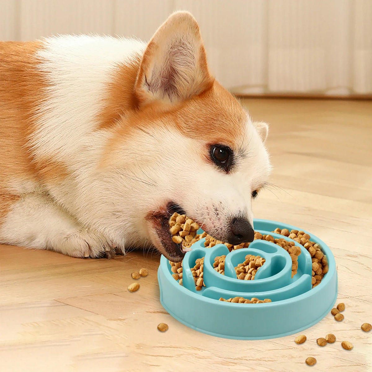 Pet Slow Feeder Bowl — Non-Slip Maze Design for Dogs & Cats