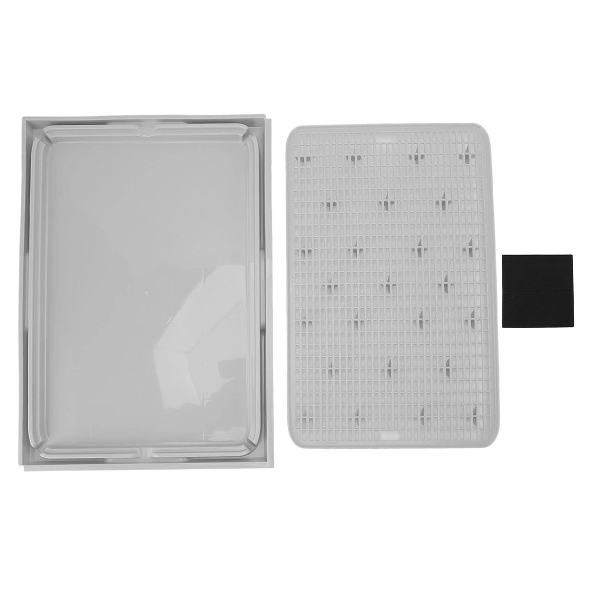 Double-Layer Cat Litter Mat with Anti-Slip Base