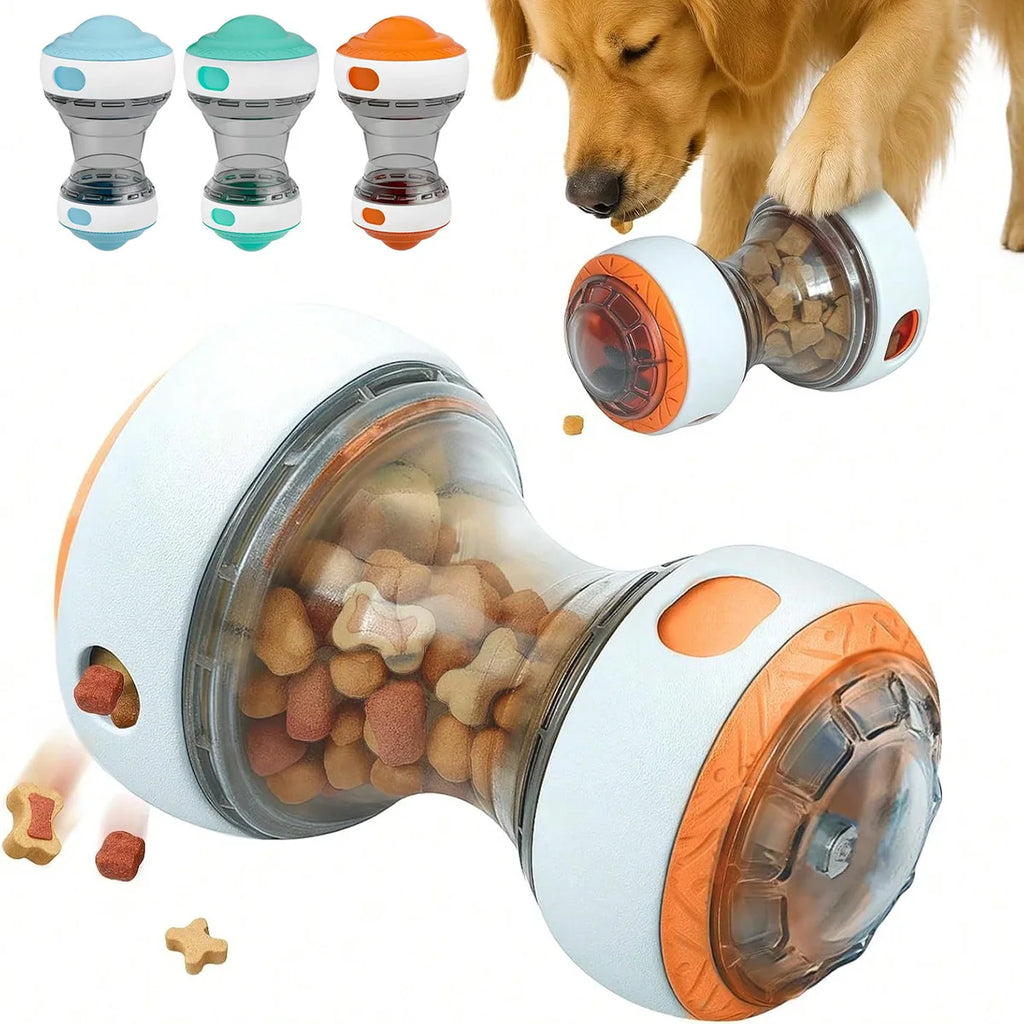 Dog Treat Dispenser Ball — Interactive Puzzle Slow Feeder Toy for All Breeds