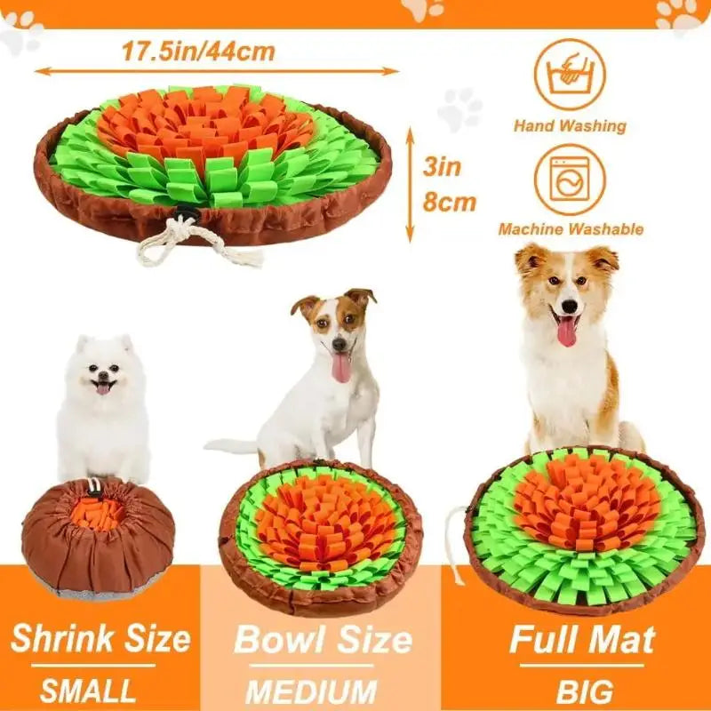 Pet Snuffle Mat — Interactive Slow Feeder for Dogs & Cats