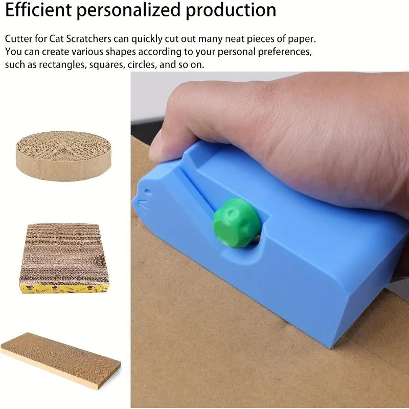 3D-Printed Kitten Cardboard Strip Cutter – DIY Tool for Cat Climbing Frames