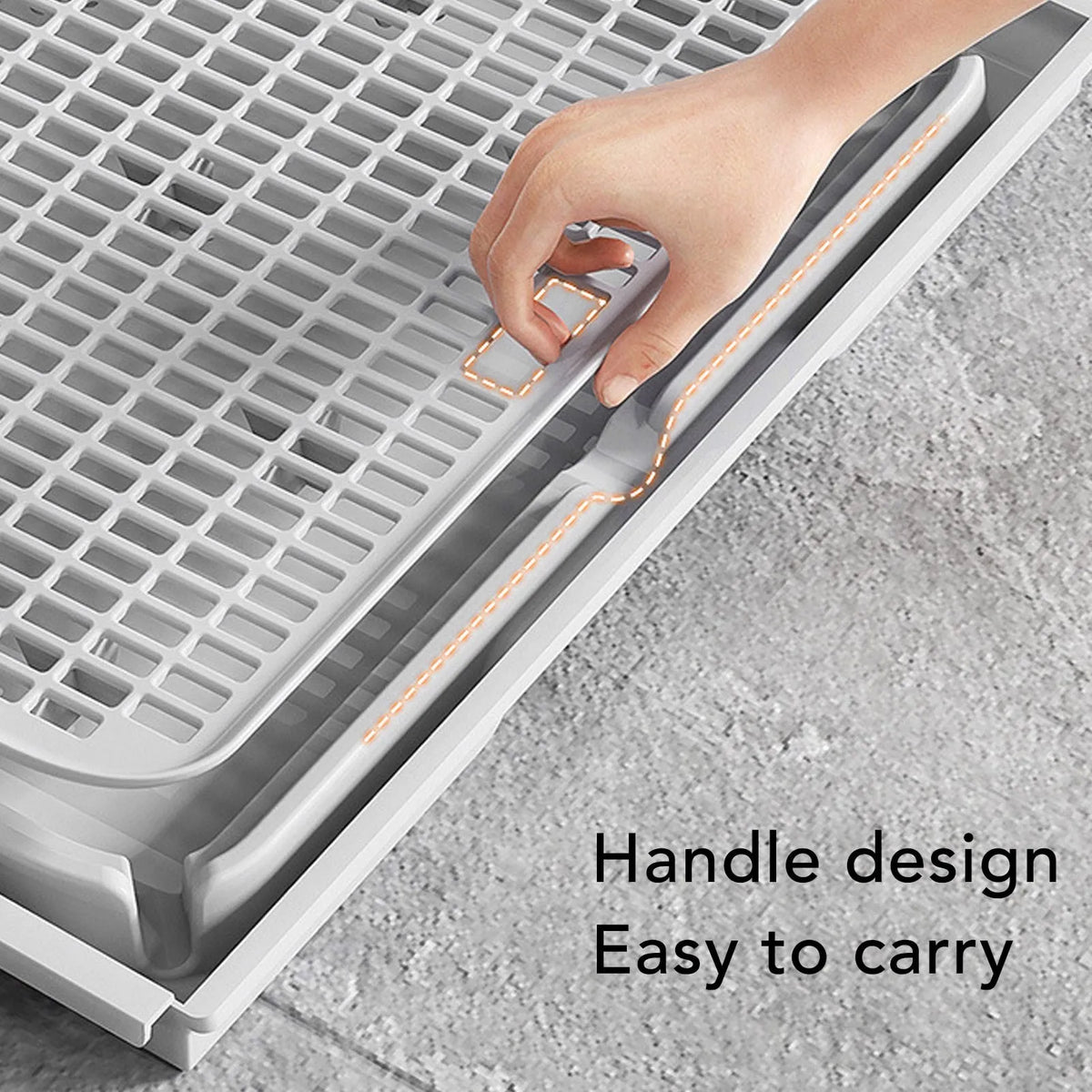 Double-Layer Cat Litter Mat with Anti-Slip Base