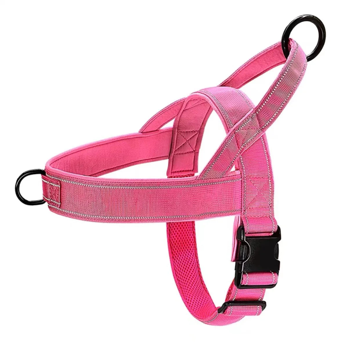 Tactical No-Pull Dog Harness — Heavy-Duty Reflective Vest for Large Breeds (S/M/L/XL)