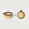 Collapsible Pet Travel Bowl — Foldable Water & Food Feeder for Dogs & Cats (350ml)