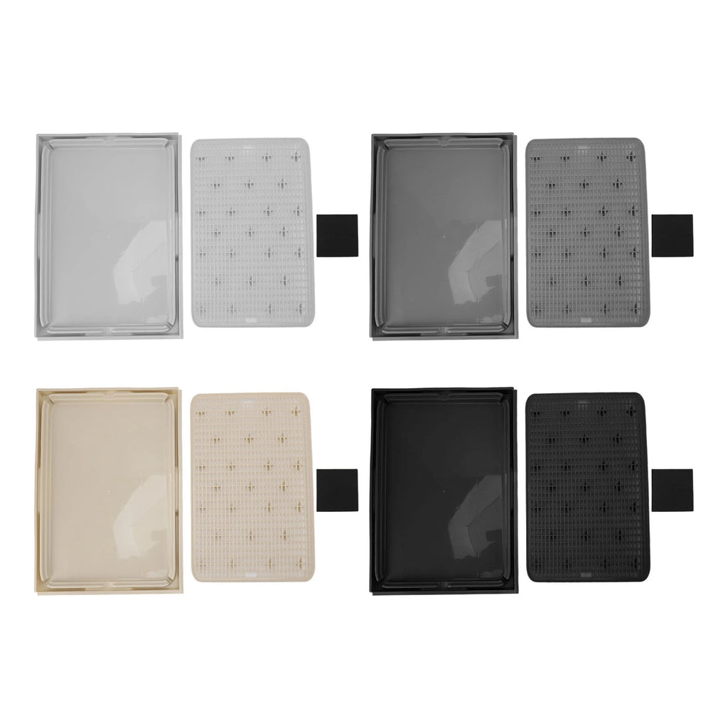 Double-Layer Cat Litter Mat with Anti-Slip Base