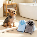 Pet Grooming Drying Glove | Quick-Dry Microfiber Mitt for Dogs & Cats