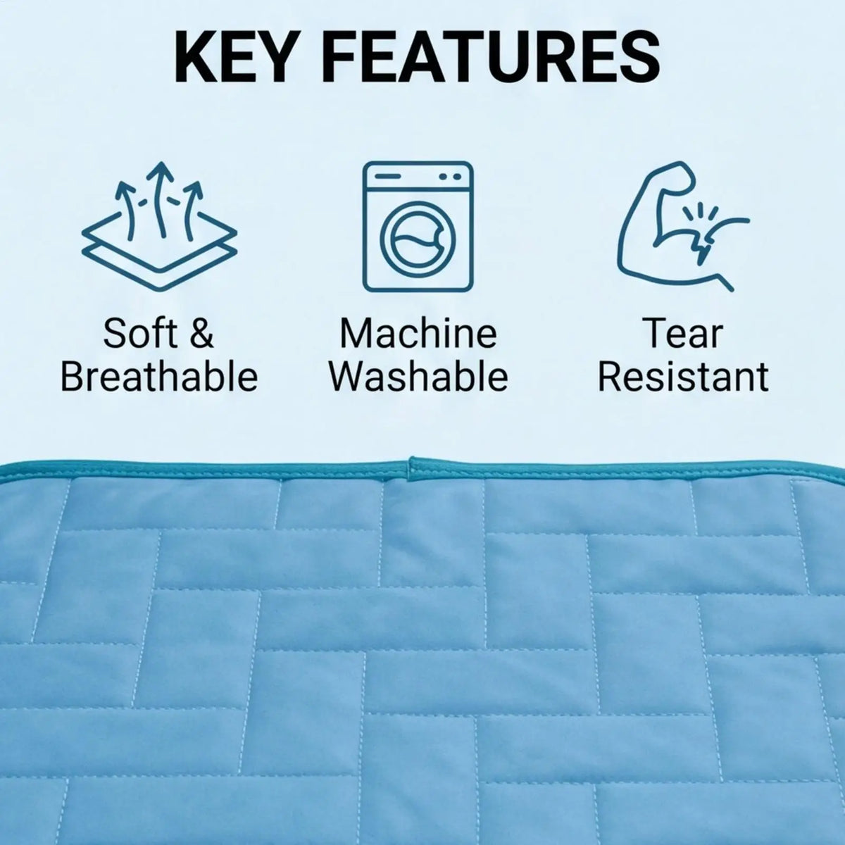 Pet Cooling Mat | Ice Silk Self-Cooling Pad for Dogs & Cats — Indoor & Outdoor Use