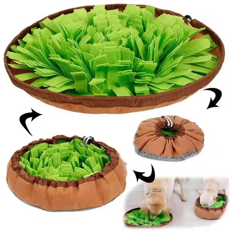 Pet Snuffle Mat — Interactive Slow Feeder for Dogs & Cats