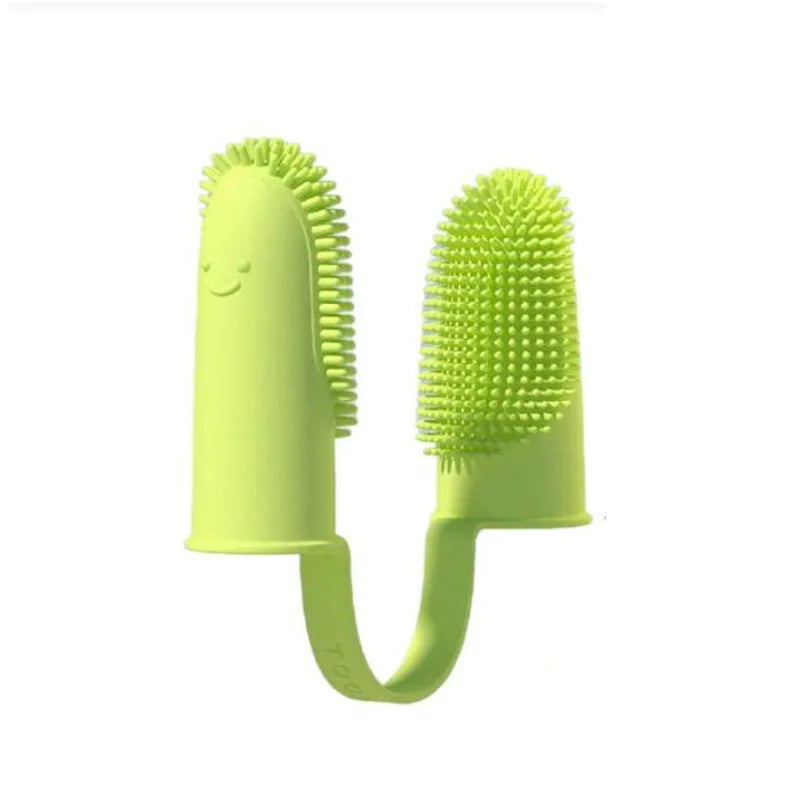 Pet Finger Toothbrush Set | Food-Grade Silicone Dental Kit for Dogs & Cats — 360° Cleaning