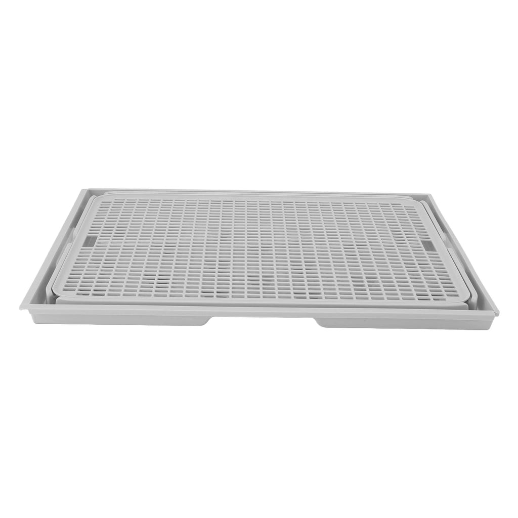 Double-Layer Cat Litter Mat with Anti-Slip Base