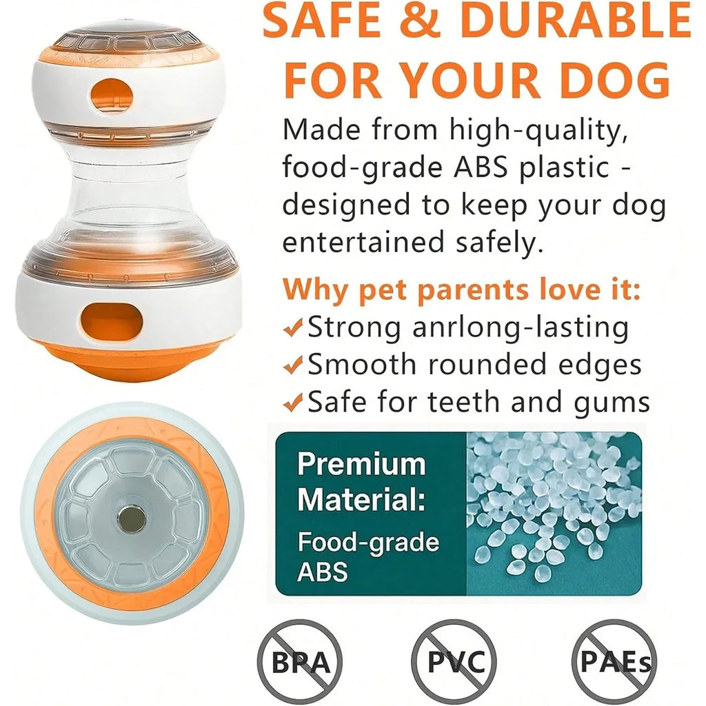 Dog Treat Dispenser Ball — Interactive Puzzle Slow Feeder Toy for All Breeds