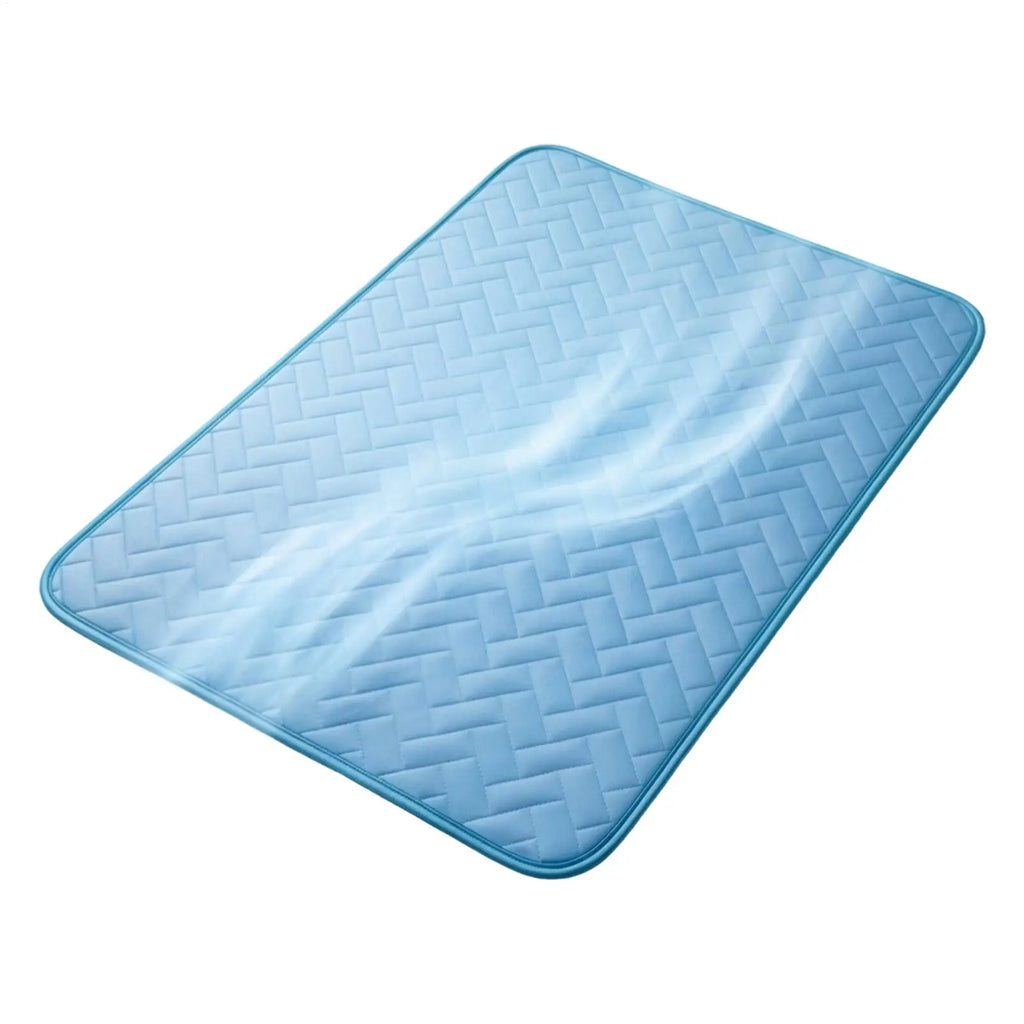 Pet Cooling Mat | Ice Silk Self-Cooling Pad for Dogs & Cats — Indoor & Outdoor Use