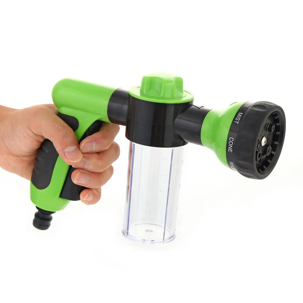 8-Pattern Pet Shower Sprayer with Adjustable Soap Dispenser