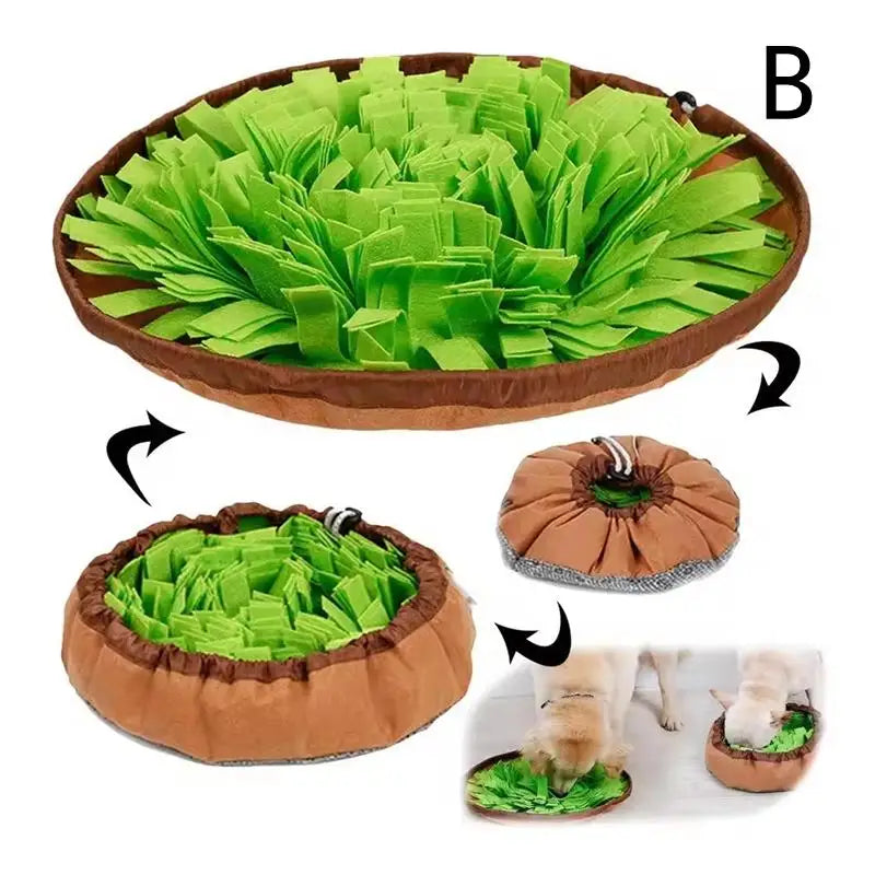 Pet Snuffle Mat — Interactive Slow Feeder for Dogs & Cats