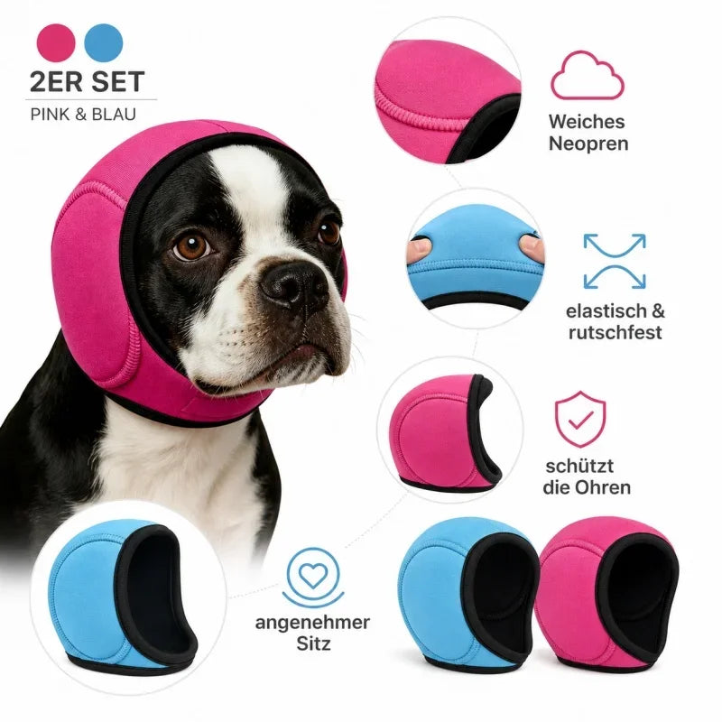 Adjustable Dog Ear Hood for Noise Reduction, 2-Pack