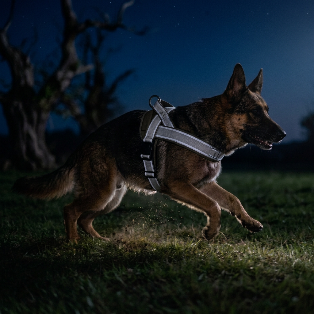 Tactical Dog Harness Night Realistic